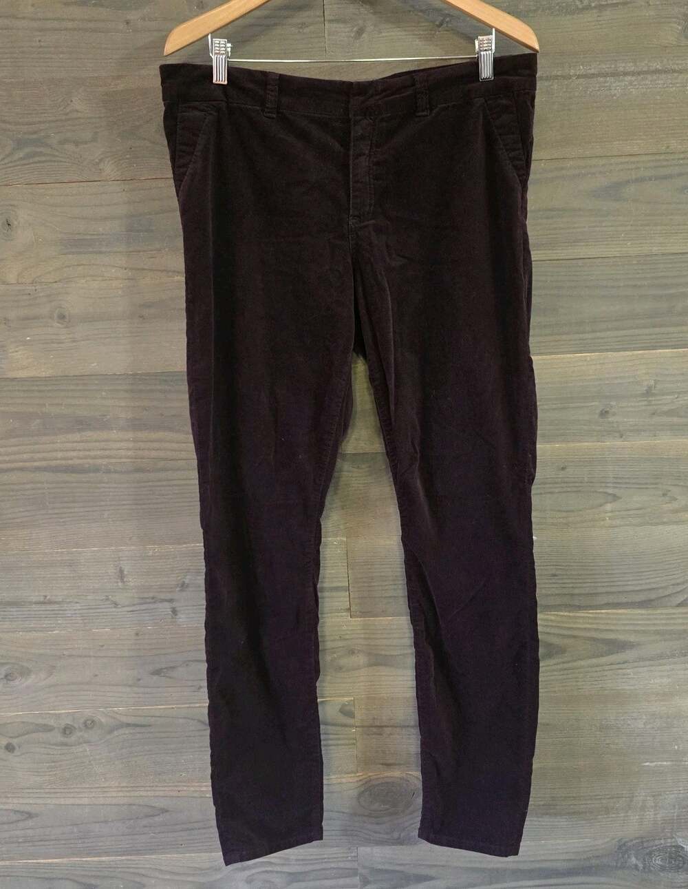 KUT FROM THE KLOTH maroon Red Stretch Corduroy Trouser Skinny Cords Pants 14